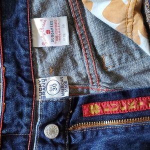 Vintage Original Nordstrom LUCKY BRAND Jeans- Dungarees dark blue- size 30